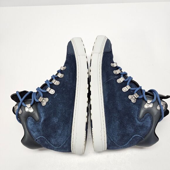 Merrell Valley Mid Leather Suede Mens Ankle Boots Navy Size 8.5 - Picture 5 of 10